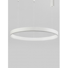 Lampa wisząca okrągła nowoczesna Gemma LED 80cm biała