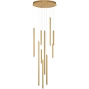 Lampa minimalistyczna wiszące tuby Hose LED 50cm złoty piaskowy