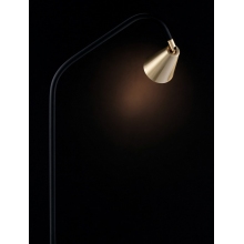Lampa stołowa minimalistyczna Schima złoty / czarny