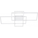 Geometrica LED 80cm white modern ceiling lamp with remote control