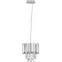 Solinero 25cm chrome glamour crystal pendant chandelier