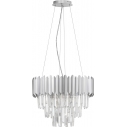Solinero 50cm chrome crystal pendant chandelier