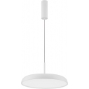 Marcus LED 45cm white minimalist pendant lamp with remote control