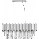 Solinero 70cm chrome crystal pendant chandelier