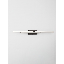 Kinkiet nad lustro w łazience Modernos LED 96,5cm czarny mat