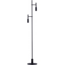 Lampa podłogowa 2 punktowa minimalistyczna Koshima LED czarna