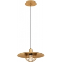 Lampa wisząca loft Ted 33cm złoty mosiądz