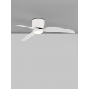 Dernos LED white ceiling fan lamp