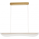 Lampa wisząca nowoczesna Femme LED 98cm przeźroczysty / złoty mosiądz