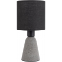 Noon grey concrete table lamp with lampshade