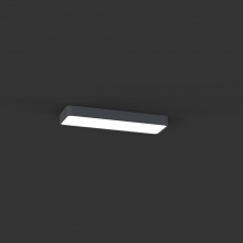 Plafon podłużny minimalistyczny Soft LED 60x20cm grafitowy Nowodvorski