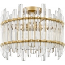 Alexandria 40cm transparent&gold hampton glass ceiling lamp ZumaLine
