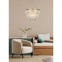Lampa wisząca kryształowa Tifanny 40cm złoty / transparentny Zumaline
