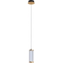 Lampa wisząca szklana Cally LED złota Zumaline