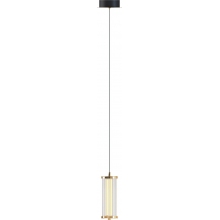 Lampa wisząca szklana Cally LED złota Zumaline