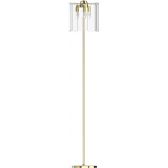 Nira 30cm transparent&gold glass floor lamp ZumaLine