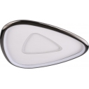 Plafon nowoczesny Getafe LED 56cm czarny chrom / biały Zumaline