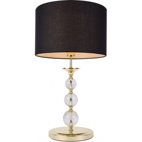 Rea 36cm black&gold table lamp with shade ZumaLine