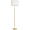 Lampa podłogowa z abażurem Rea 40cm biały / złoty ZumaLine