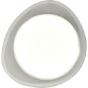 Aura LED 34.4cm white matt modern ceiling lamp ZumaLine