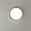 Aura LED 34.4cm white matt modern ceiling lamp ZumaLine