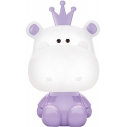 Hippo LED white&purple lamp for girls ZumaLine