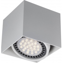 Lampa spot natynkowa Box AC 13,2x13,2cm biała Zumaline