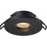 Lampa podtynkowa do łazienki Chipa DL 8,5cm czarna Zumaline