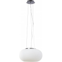 Inez 37cm white modern glass pendant lamp ZumaLine