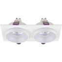 Lampa spot podtynkowa podwójna Jet 17,5cm biała TK Lighting