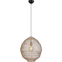 Lampa wisząca druciana Tazza 50cm złota Markslojd