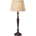 Chocolat 60cm beige&dark brown table lamp with lampshade Markslojd