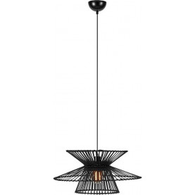 Lampa wisząca boho Duplici 57cm czarna Markslojd