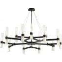 Candela XV 120cm white&black pendant chandelier Step Into Design