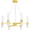 Candela VI 70cm white&gold pendant chandelier Step Into Design