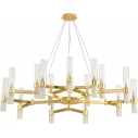 Candela XV 120cm white&gold pendant chandelier Step Into Design