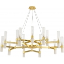 Żyrandol wiszący Candela XV 120cm biały / złoty Step Into Design