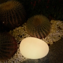 Pebble L LED RGBW 42x32cm white decorative outdoor lamp Step Into Design