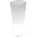 Lampa ogrodowa z donicą Flower Pot LED RGBW 38cm H90cm biała Step Into Design