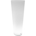 Lampa ogrodowa z donicą Flower Pot LED RGBW 38cm H115cm biała Step Into Design
