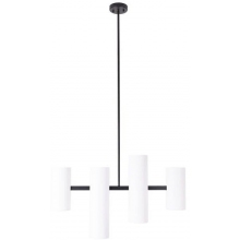 Lampa wisząca podłużna 4 punktowa Laxer 83cm biały / czarny Maxlight