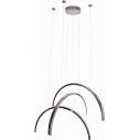 Lampa wisząca w kształcie łuku Trio Arc III LED 3000K 80cm czarny połysk Maxlight
