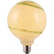 Stockholm LED E27 7W 2700K marble&green dimmable bulb HaloDesign
