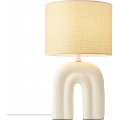 Lampa na stolik z abażurem Haze 24cm H42cm beżowa Nordlux