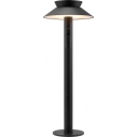 Justin LED 3000K 60cm black solar garden post with motion sensor Nordlux