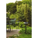 Justin LED 3000K 60cm black solar garden post with motion sensor Nordlux
