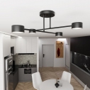 Lampa sufitowa 4 punktowa Halo IV 60cm czarna Emibig