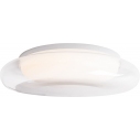 Duo LED 48cm transparent&white modern acrylic ceiling lamp Maxlight
