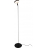 Lampa podłogowa minimalistyczna Ibiza LED czarna MaxLight