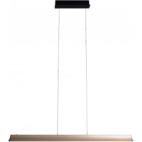 Lampa wisząca podłużna Jo-Jo Simple LED 124cm szczotkowany złoty MaxLight